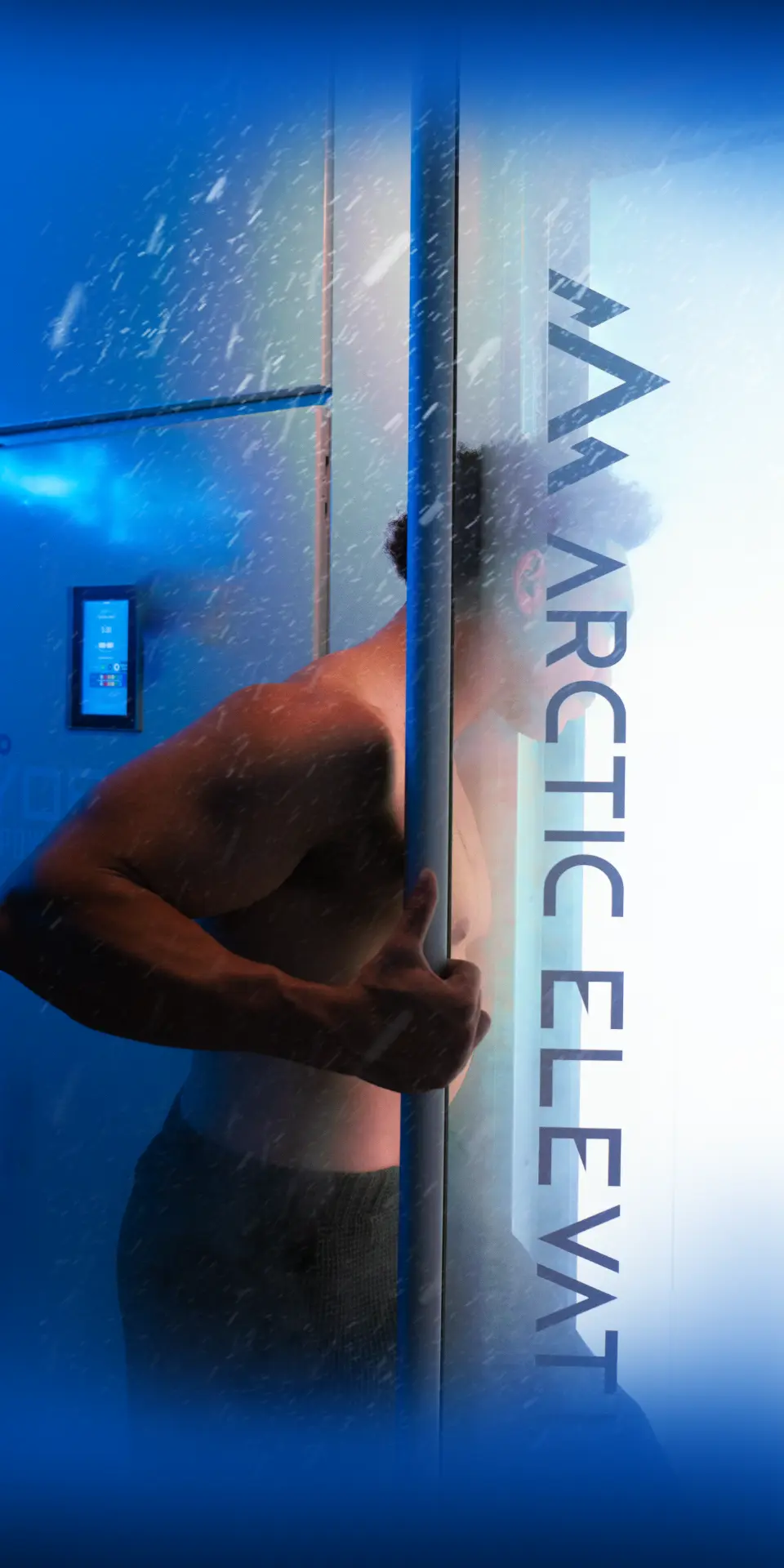 Full-body cryotherapy chamber at Arctic Elevation